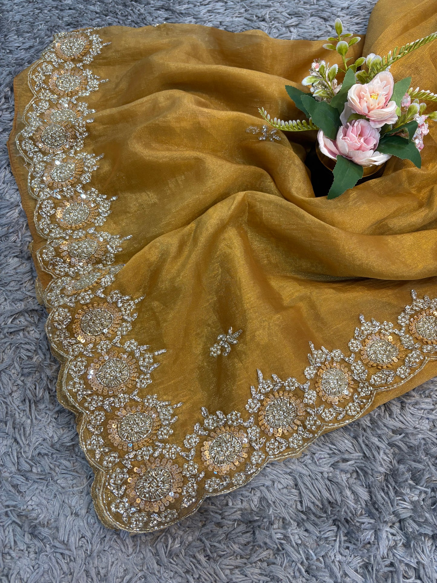 Ravina Premium Tissue Sarees