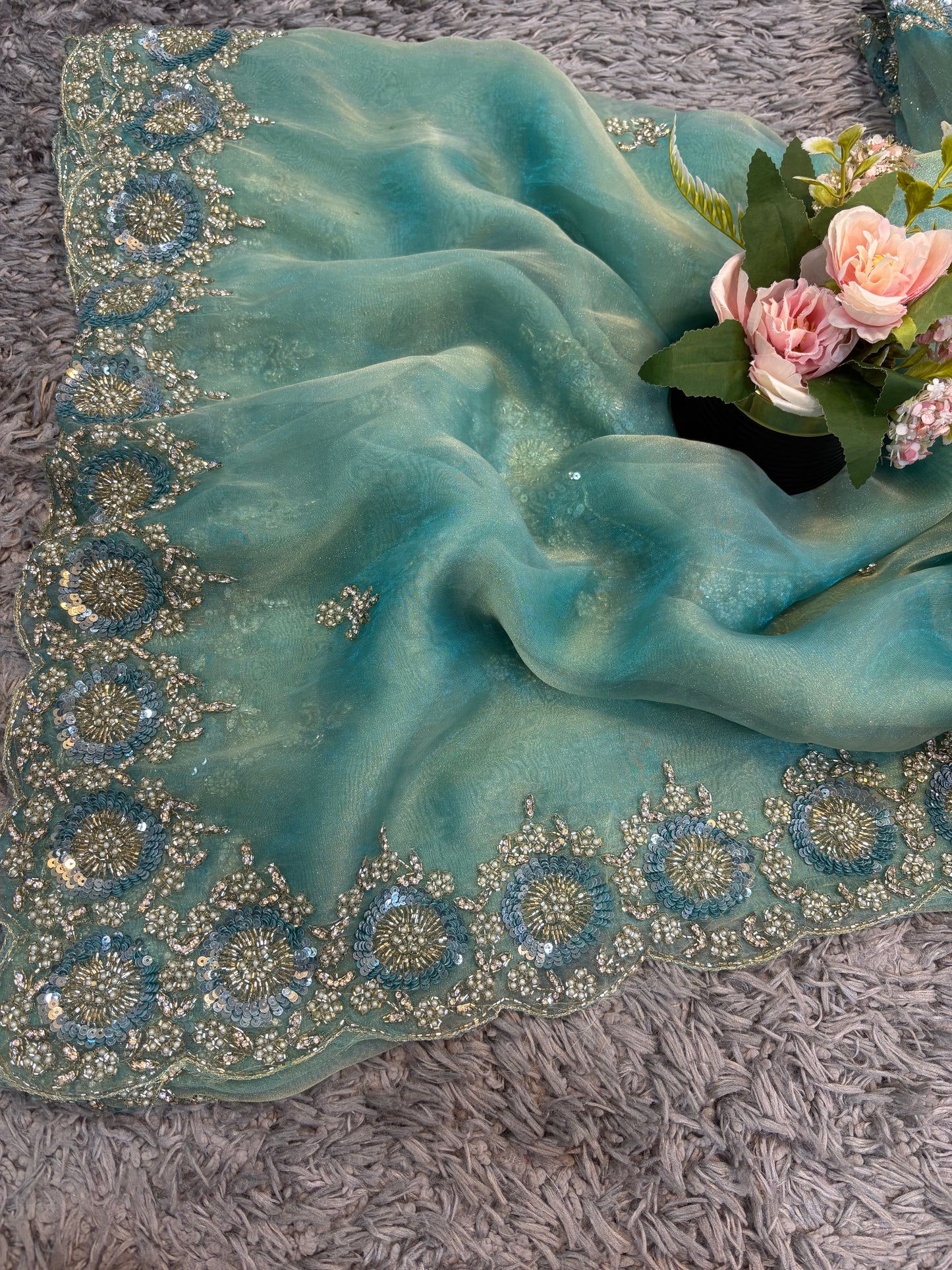 Ravina Premium Tissue Sarees