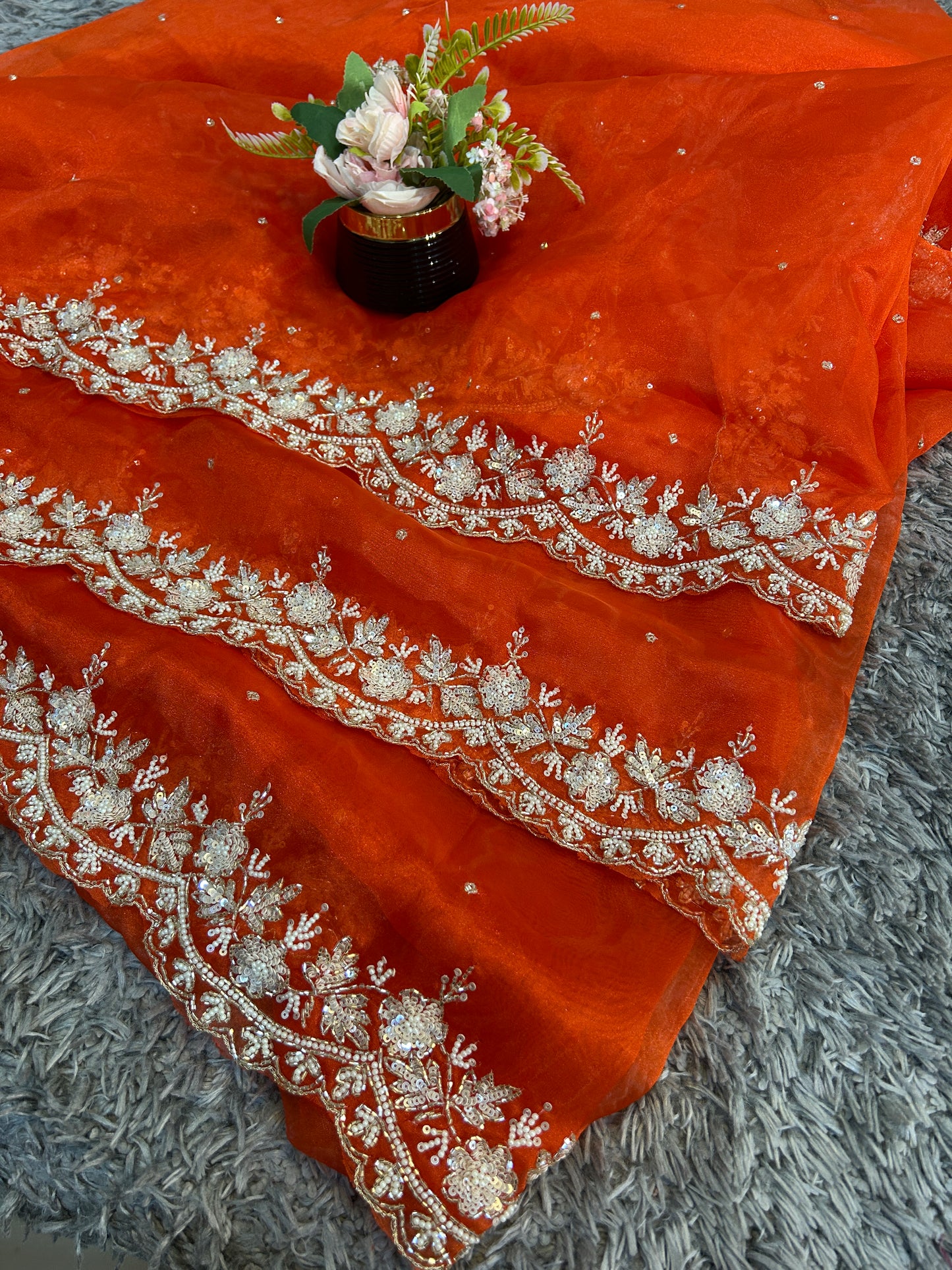 Jhalak Tissue Organza Saree – Ethereal Tissue-Organza Fabric
