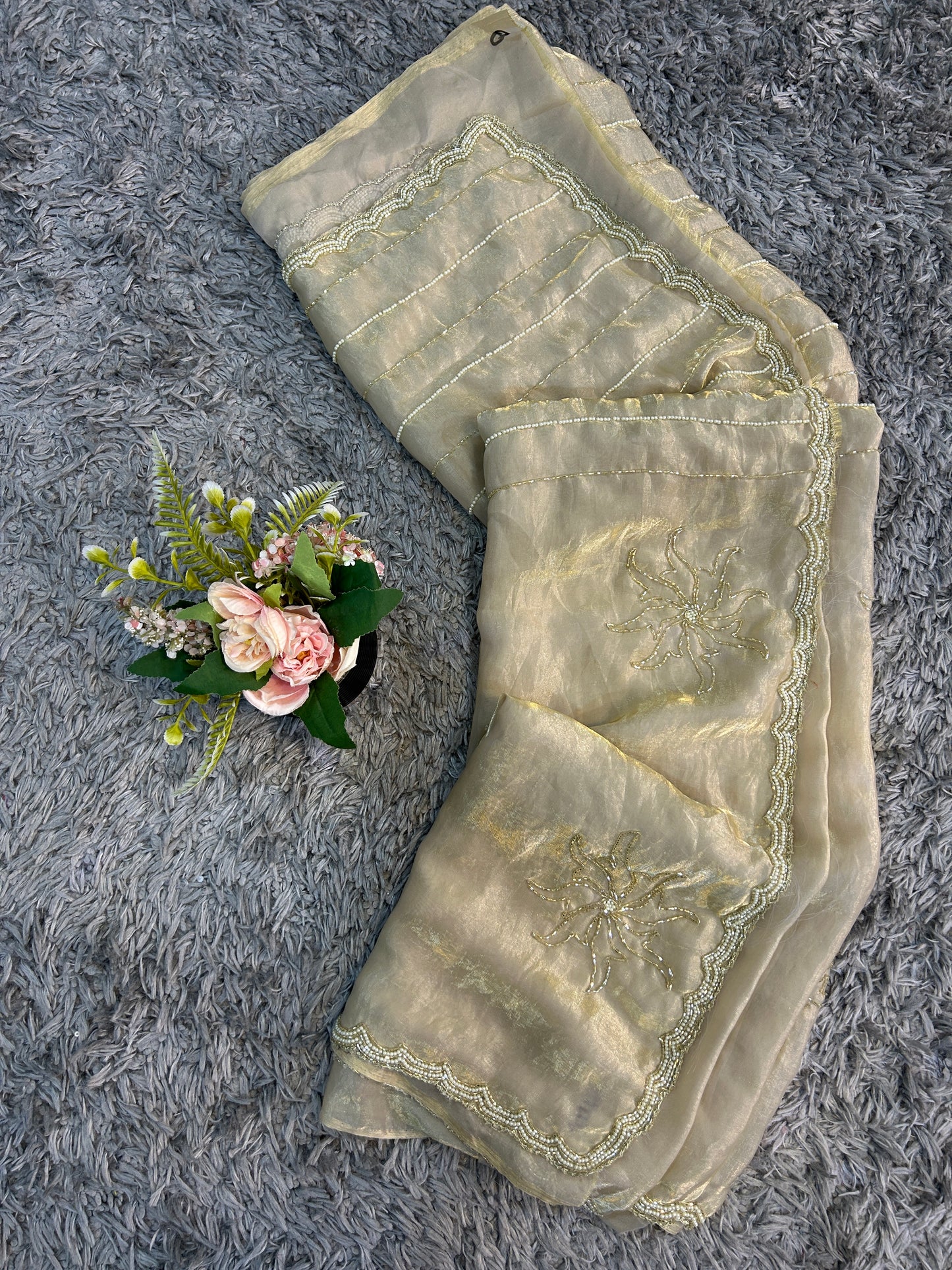 Pihu Velvet Satin Saree – Rich Satin Finish, Hand-Elegance