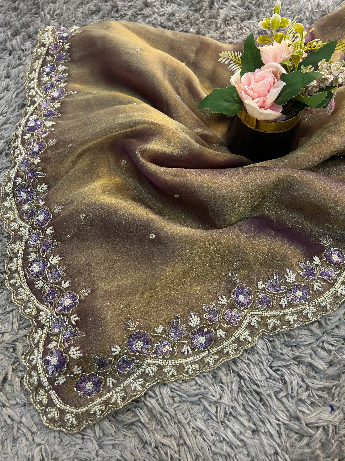 Jhalak Premium Tissue Saree