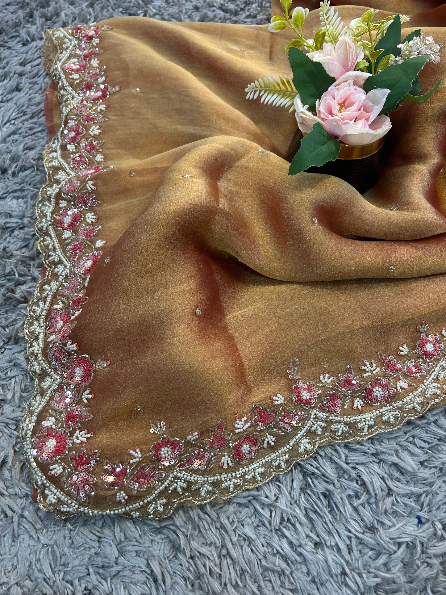 Jhalak Premium Tissue Saree