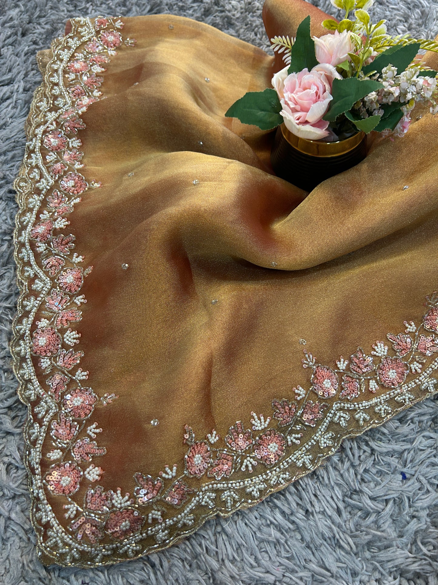 Jhalak Premium Tissue Saree