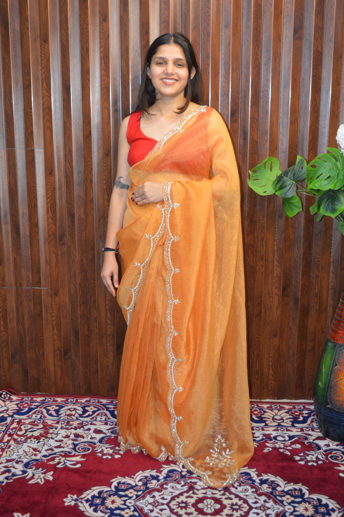 Pal Premium Tissue Sarees