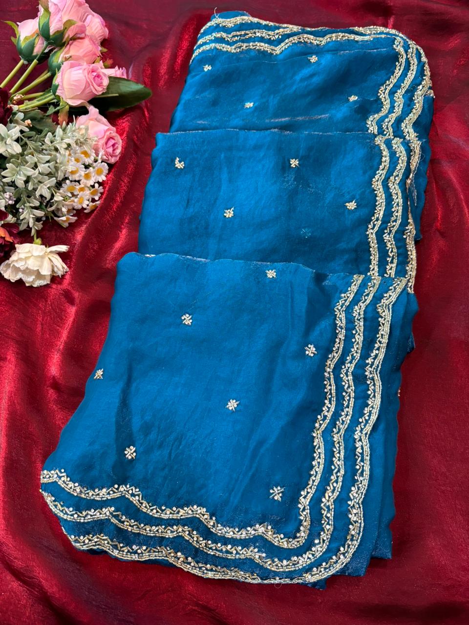 Khushi Fendy Satin Saree