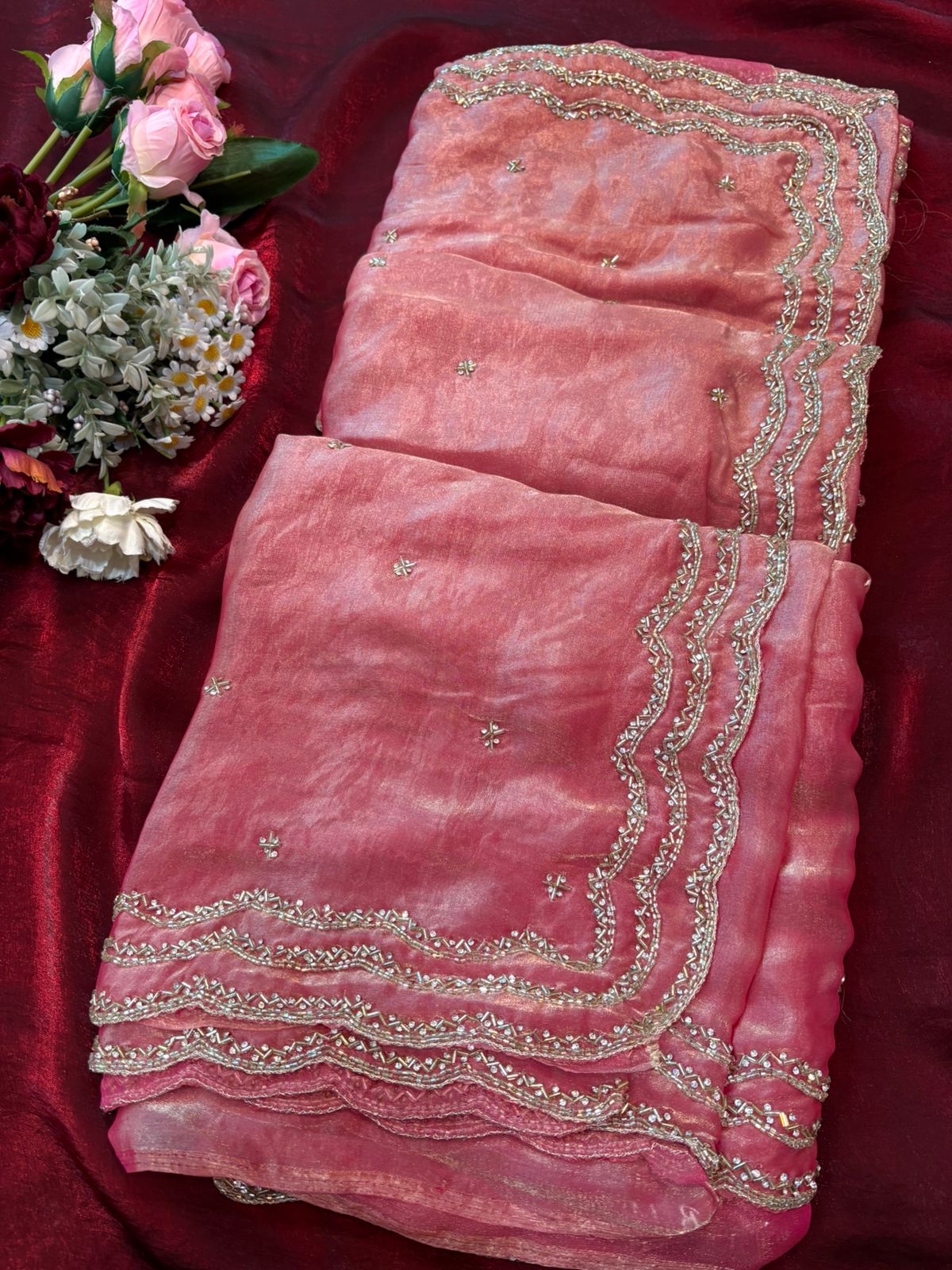 Khushi Fendy Satin Saree