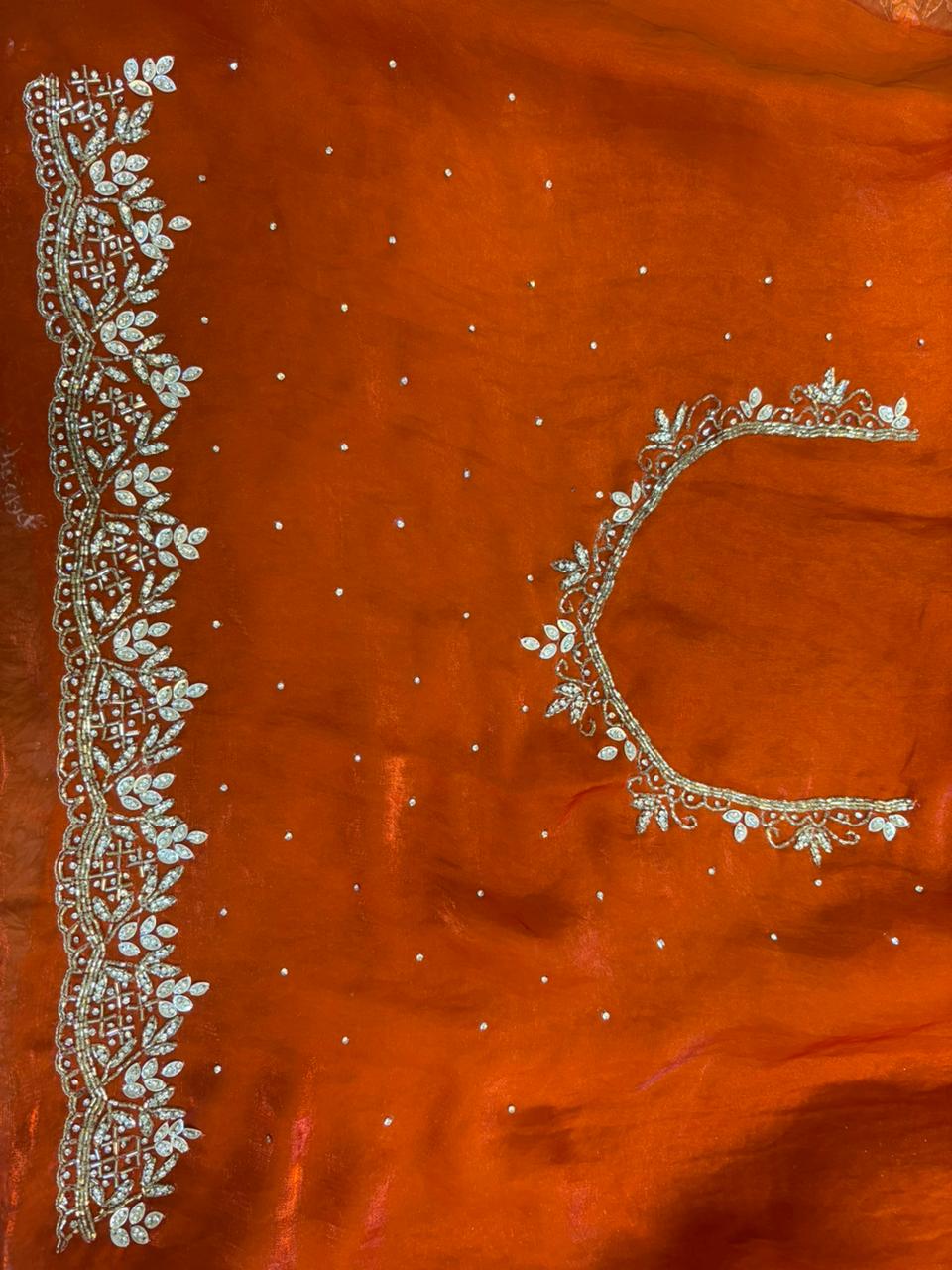 Madhuri Velvet Satin Saree