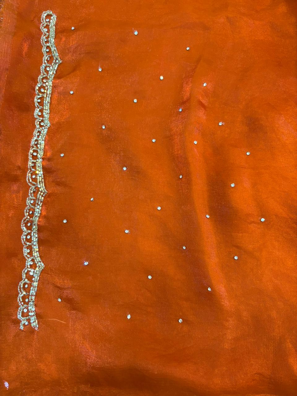 Madhuri Velvet Satin Saree