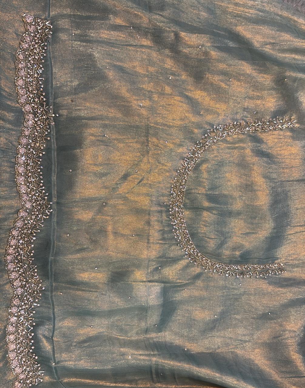 Sneha Ombre Tissue Sarees