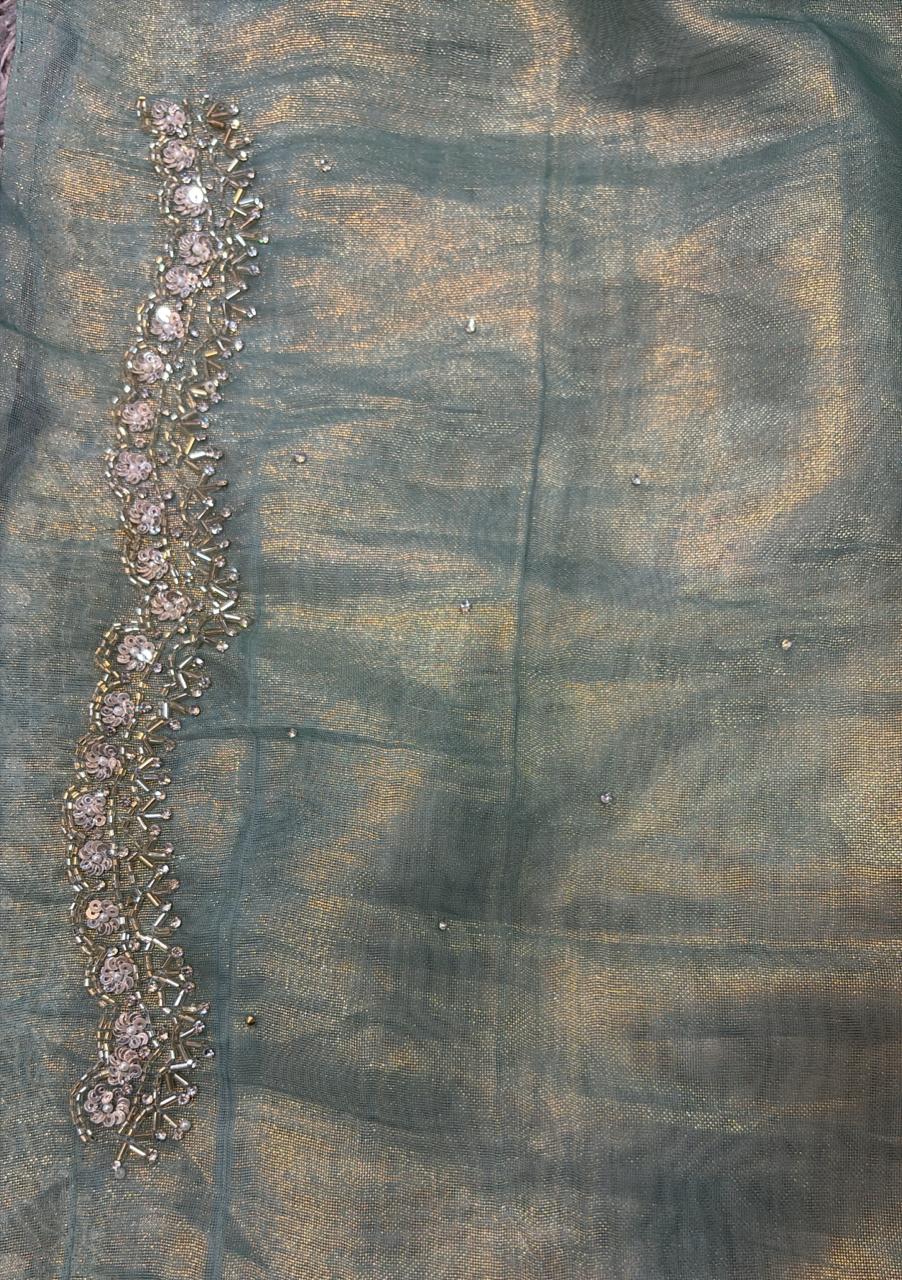 Sneha Ombre Tissue Sarees