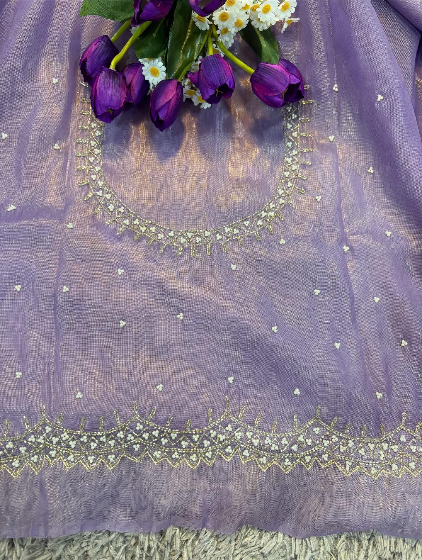 Priti Pure Tissue Saree – Elegance in Every Drape