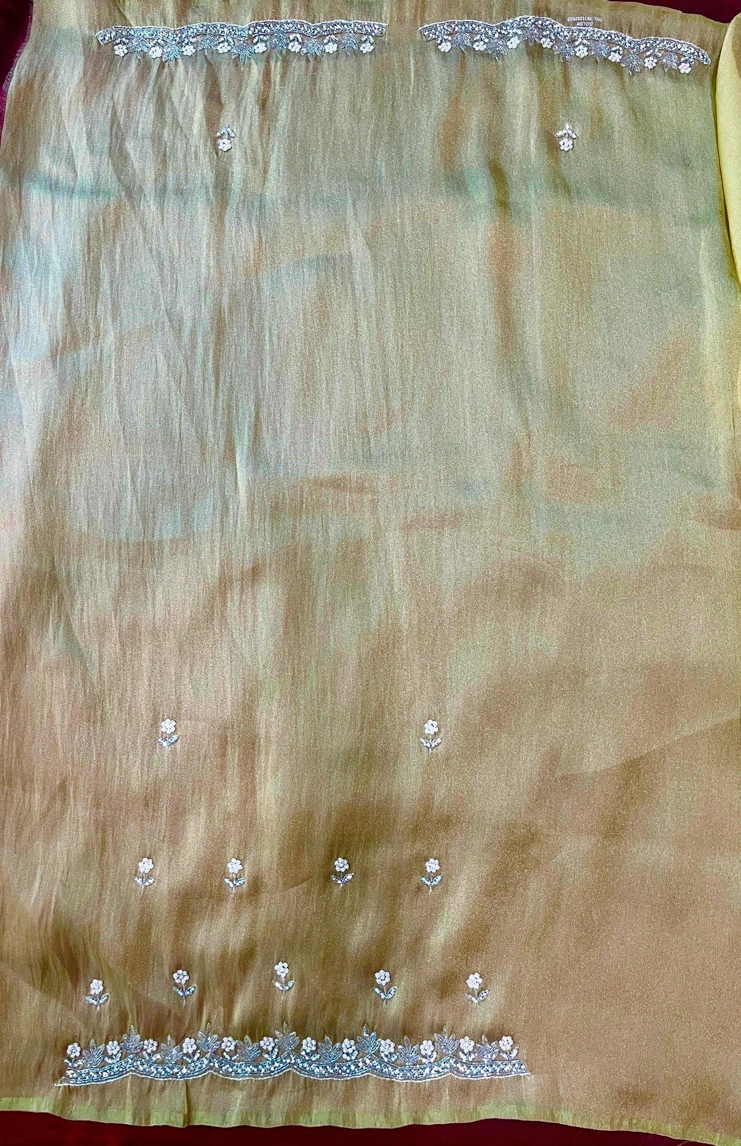 Anmol Premium Metallic Tissue saree