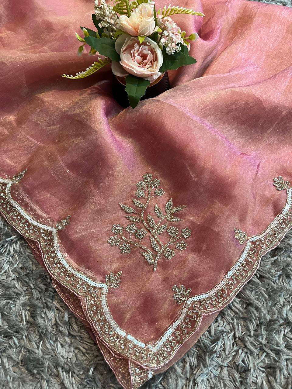 Pal Premium Tissue Sarees