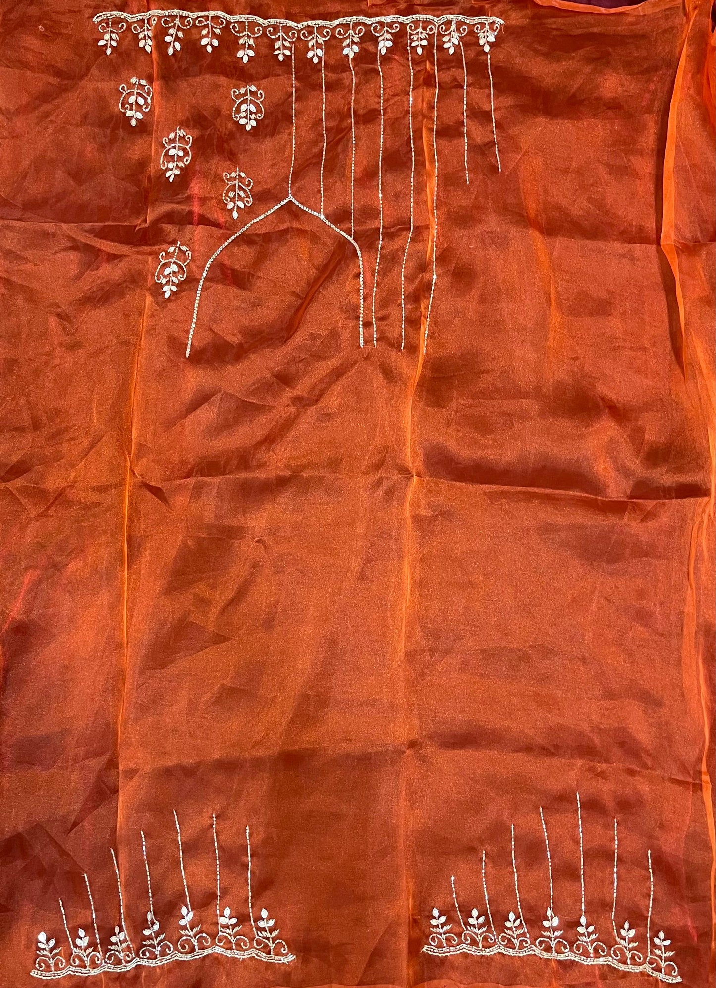 Isha tissue organza saree