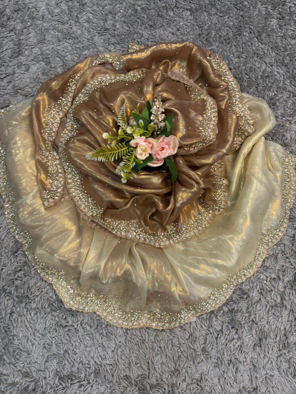 Sneha Ombre Tissue Sarees