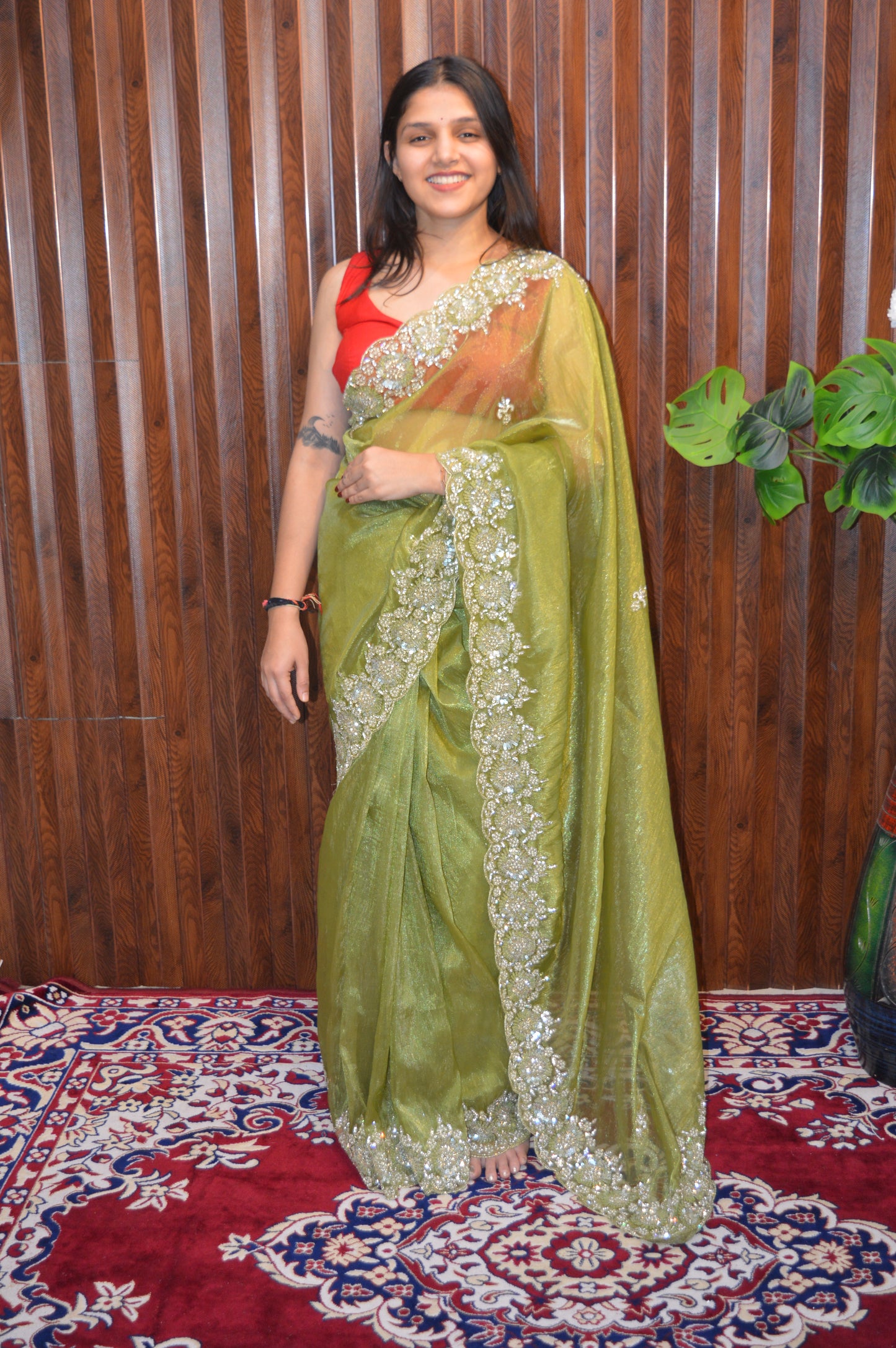 Ravina Premium Tissue Sarees