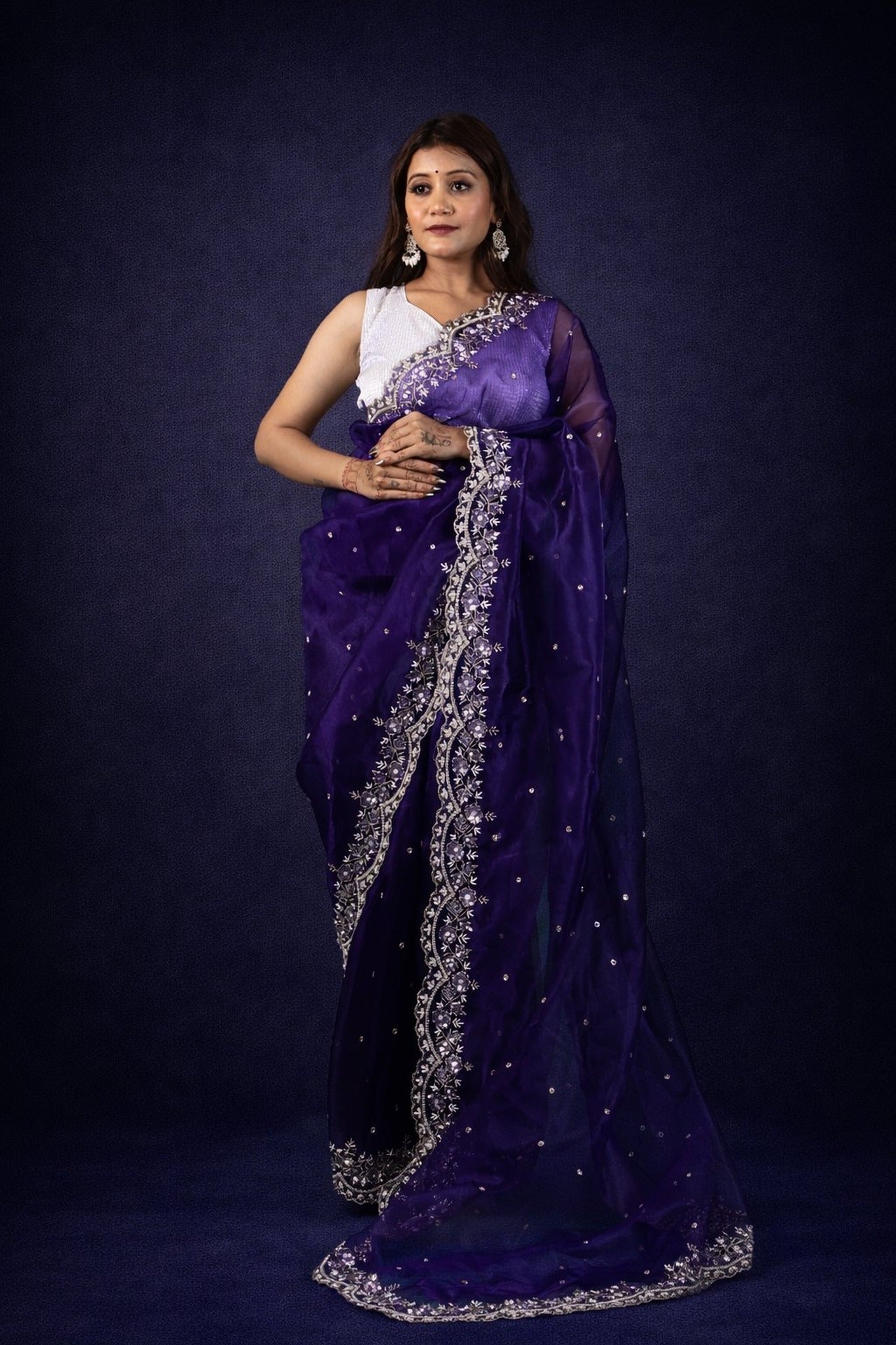 Jhalak Tissue Organza Saree – Ethereal Tissue-Organza Fabric