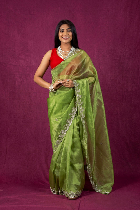 Parna Premium tissue sarees