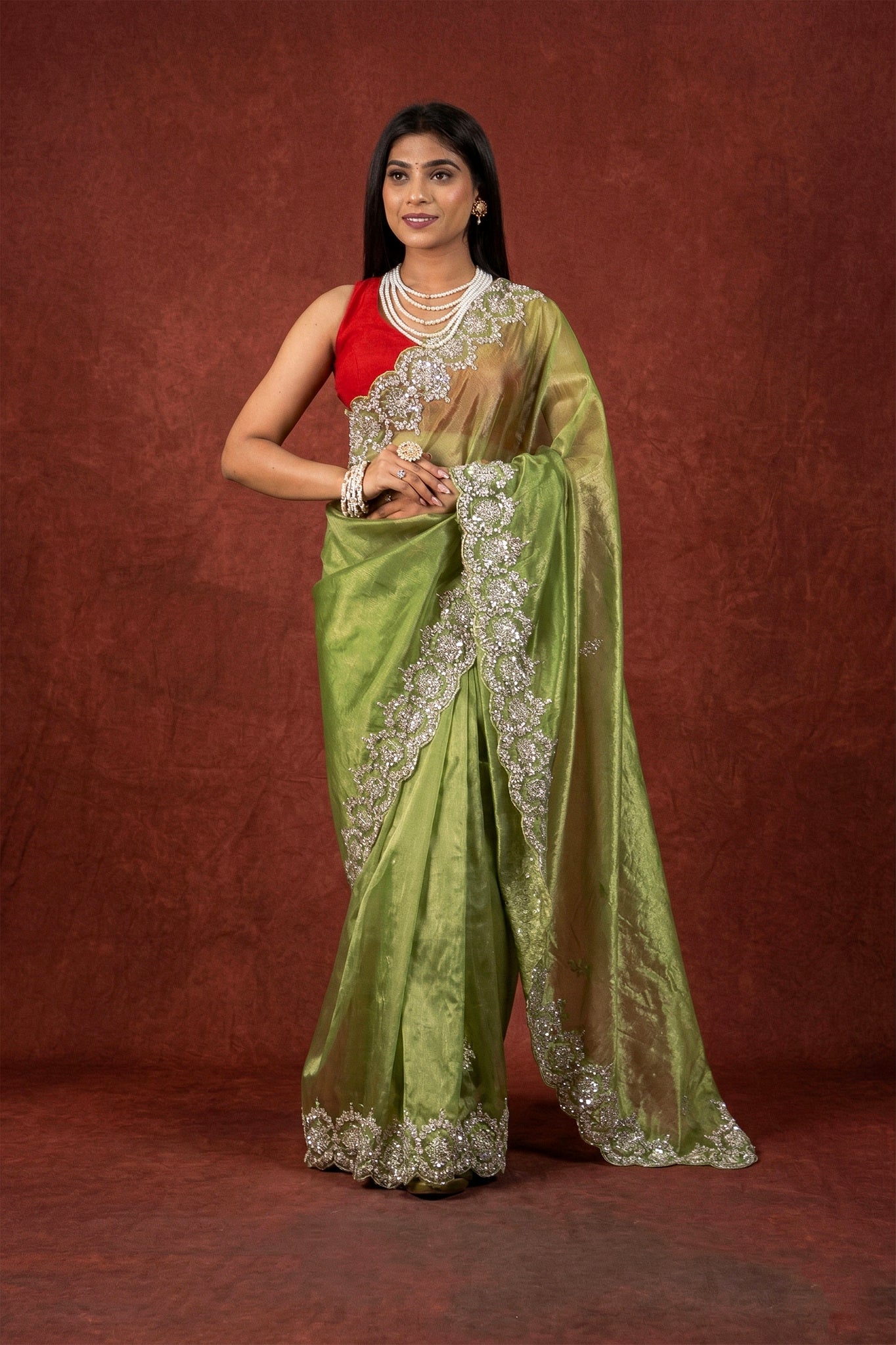 Ravina Premium Tissue Sarees