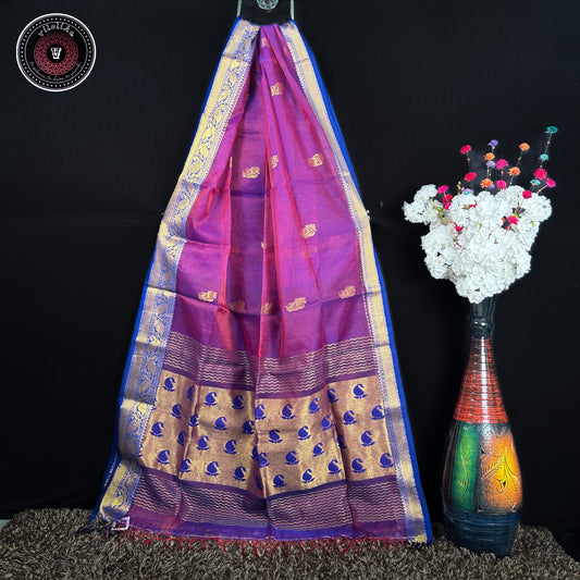 Pure Maslin Benarasi sarees