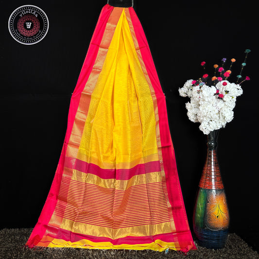 Authentic and Pure Maheswari Karwat Silk Sarees with Handloom Mark Certificate