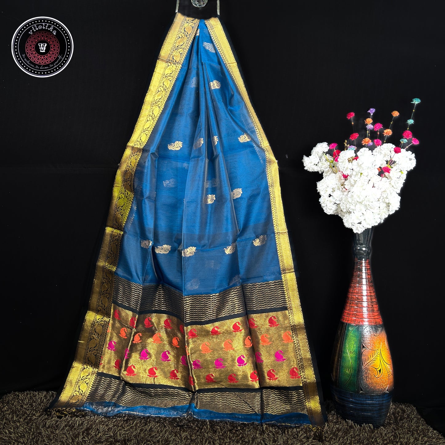 Pure Maslin Benarasi sarees